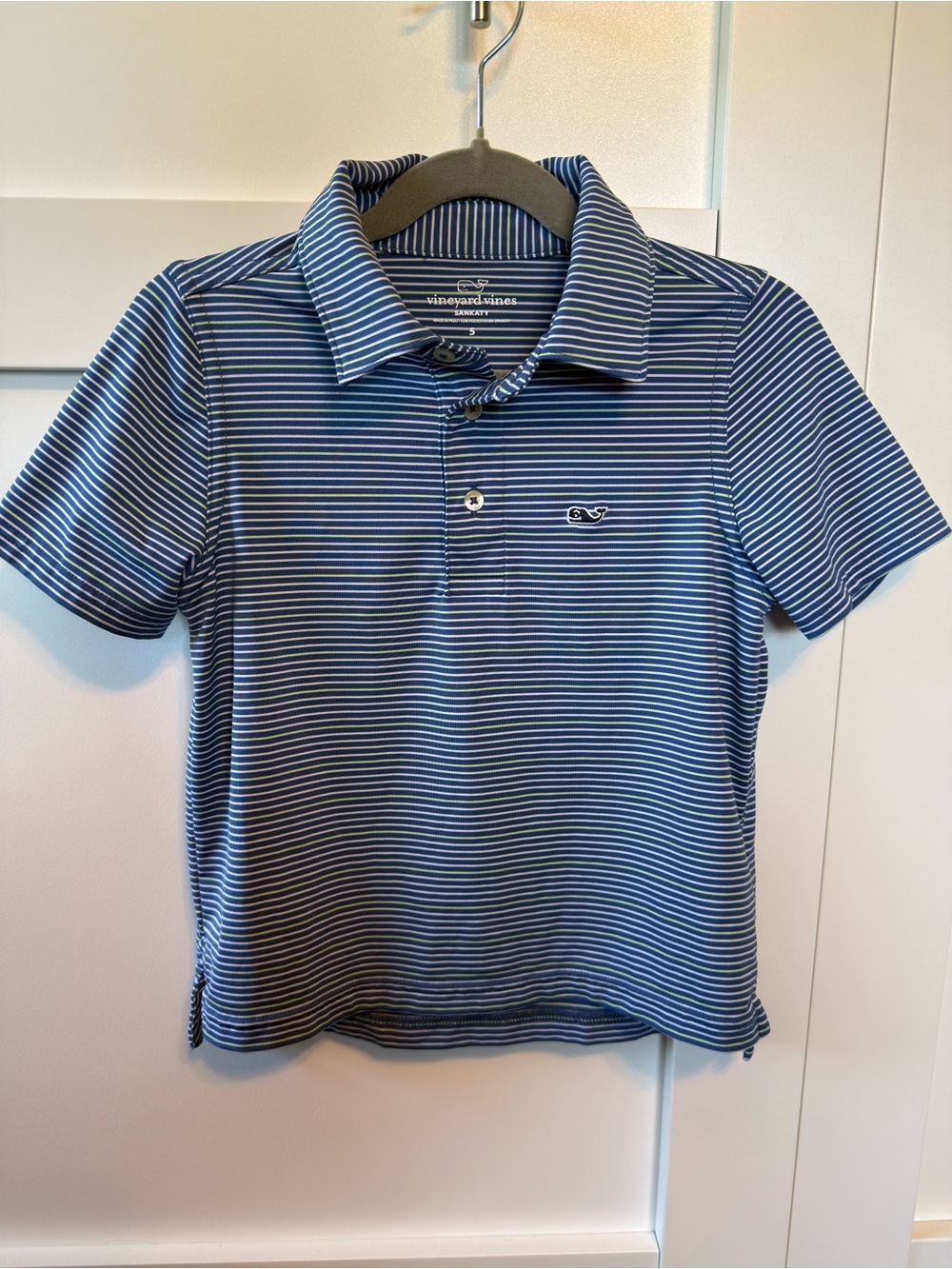 Vineyard Vines Boys striped Sankaty polo